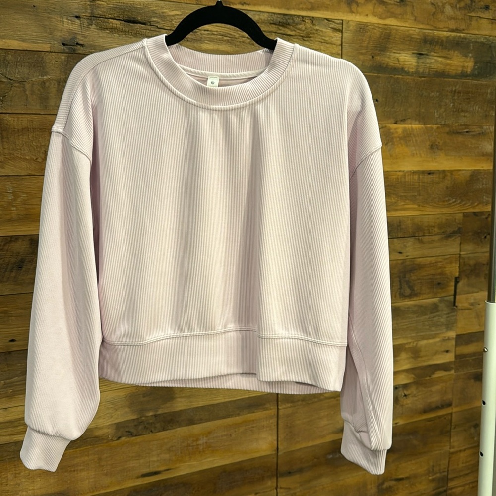 lululemon athletica Light Pink Sweatshirt